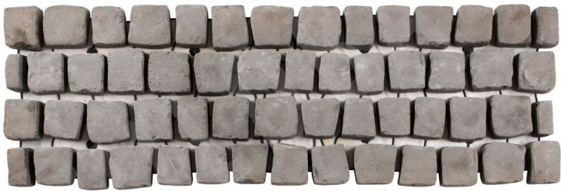 BRADSTONE CARPET STONES COBBLE STRAIGHT 1200 x 400 x 40mm CHARCOAL 05878