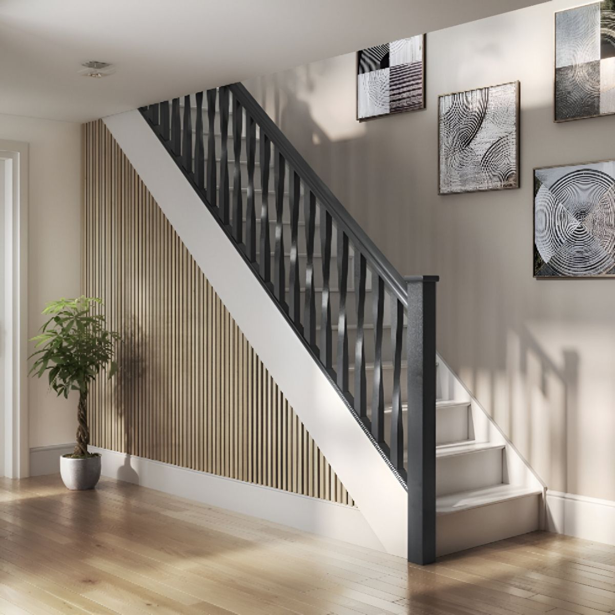 ACOUSTIC SLAT WALL PANEL 2400 x 605 x 22mm LIGHT OAK WPKT9