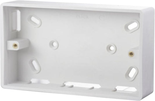 CLICK CMA235 2-GANG PVC PATTRESS 29mm