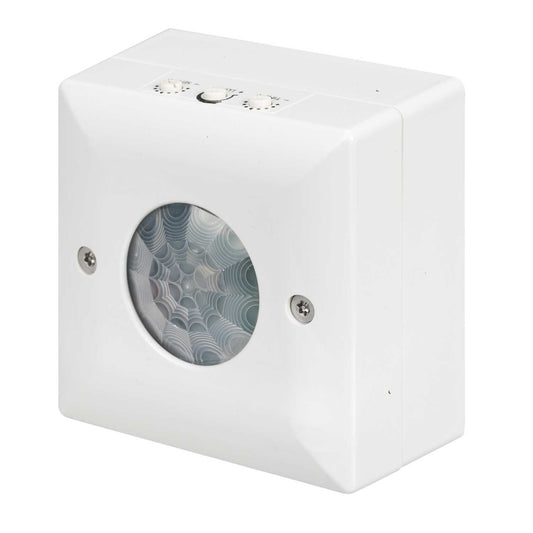 Danlers Ceiling Surface Mounted Plug In PIR Occupancy Switch White