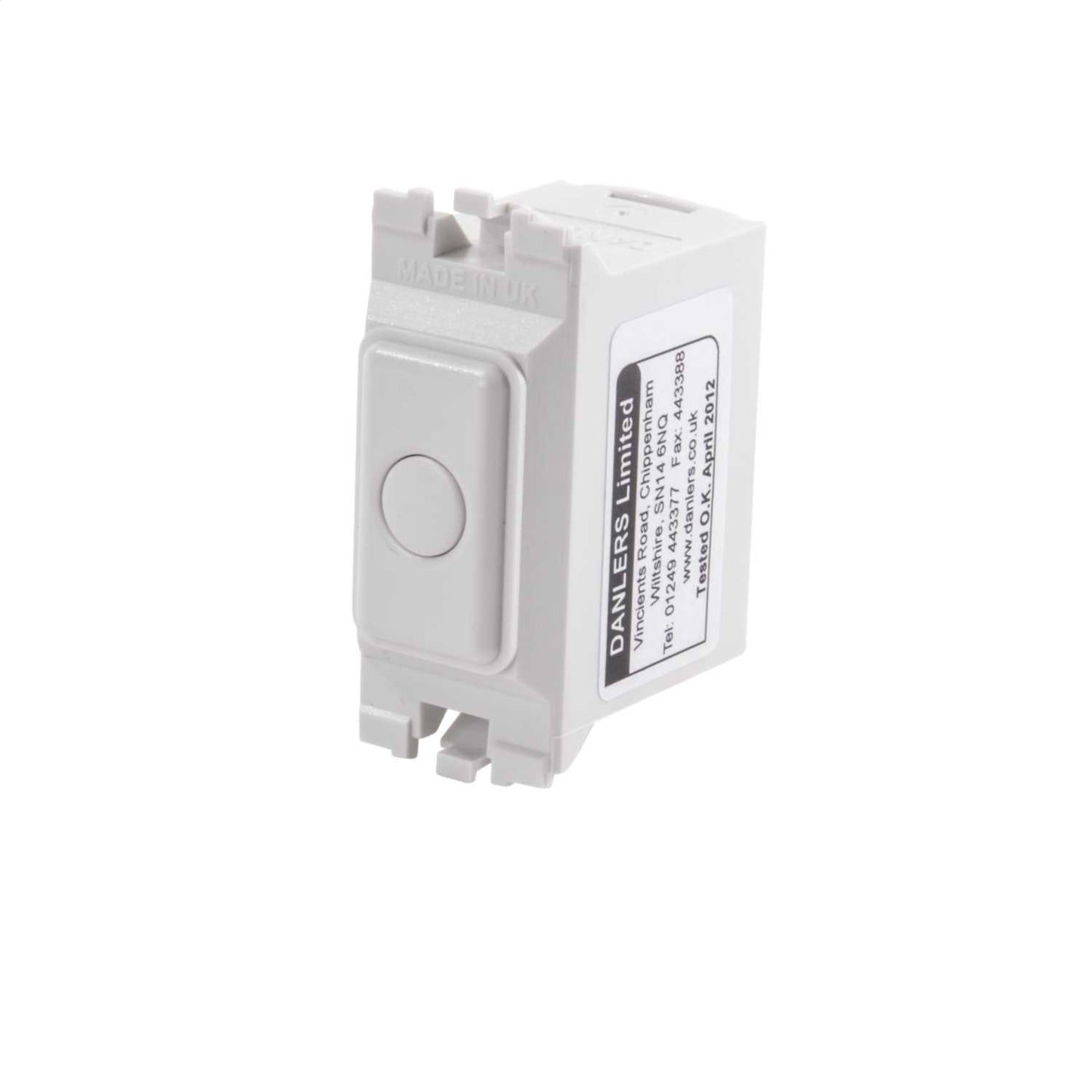 Danlers 400W 1 Gang Grid Dimmer Module White