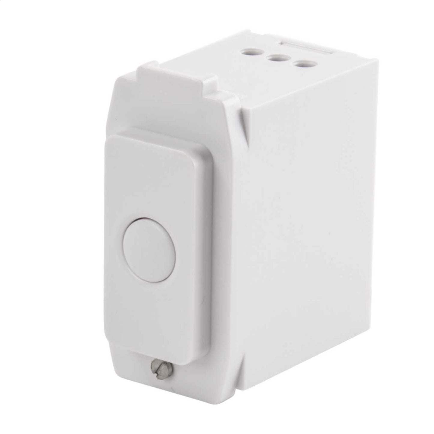 Danlers Push Button Slave Grid Module White