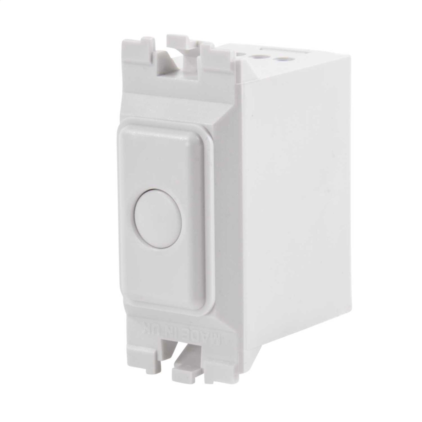 Danlers Push Button Slave Grid Module White