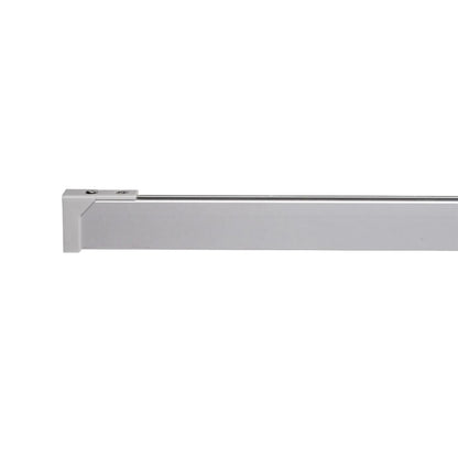 CROYDEX GP81800 HEAVY DUTY ANGLED SHOWER RAIL 760 x 1830mm SILVER