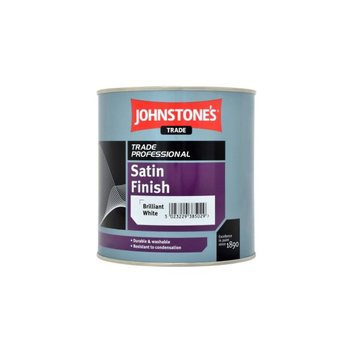 JOHNSTONES SATIN FINISH BRILLIANT WHITE 1l 301750