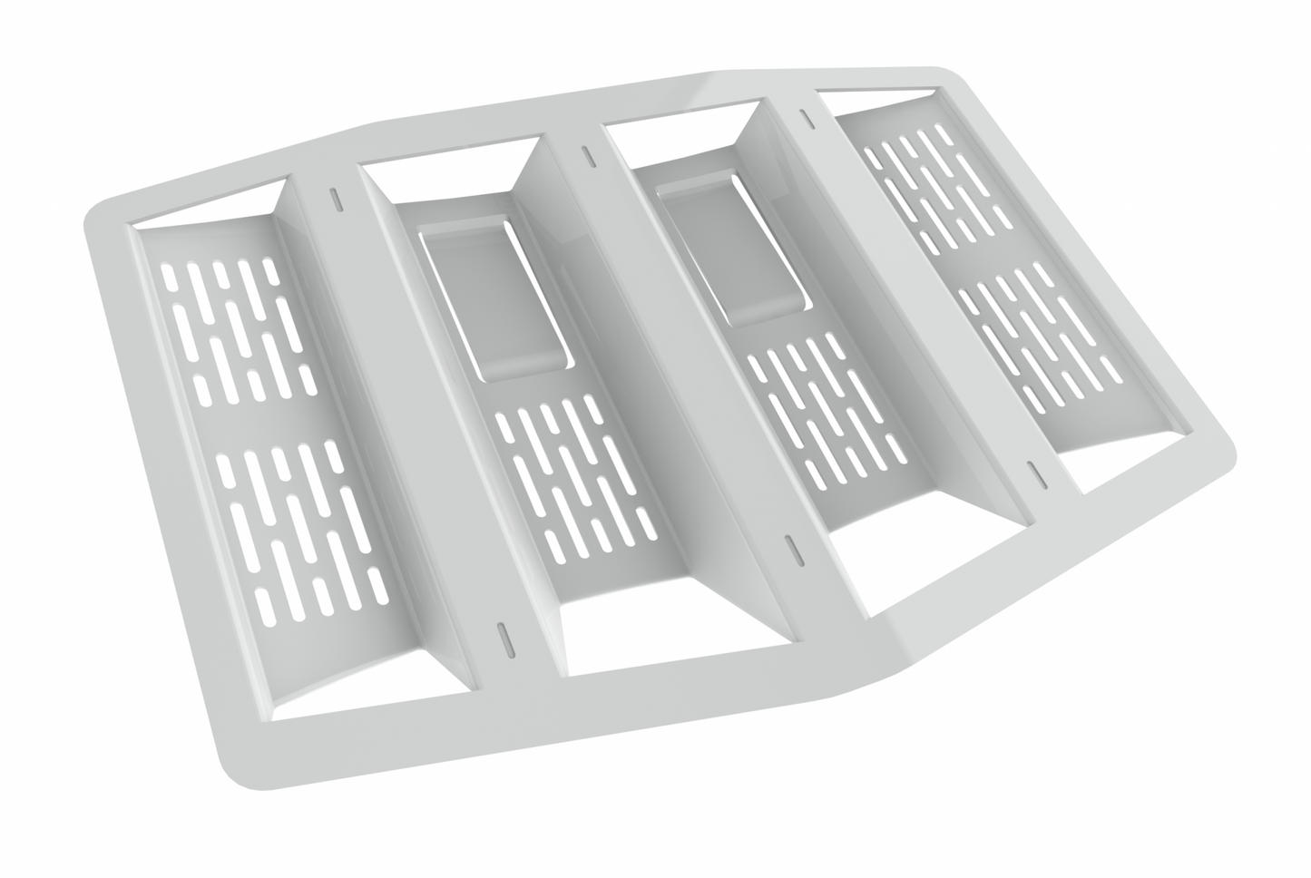 TIMLOC UNDERLAY LAP VENT 280 x 205 x 19mm WHITE 5560