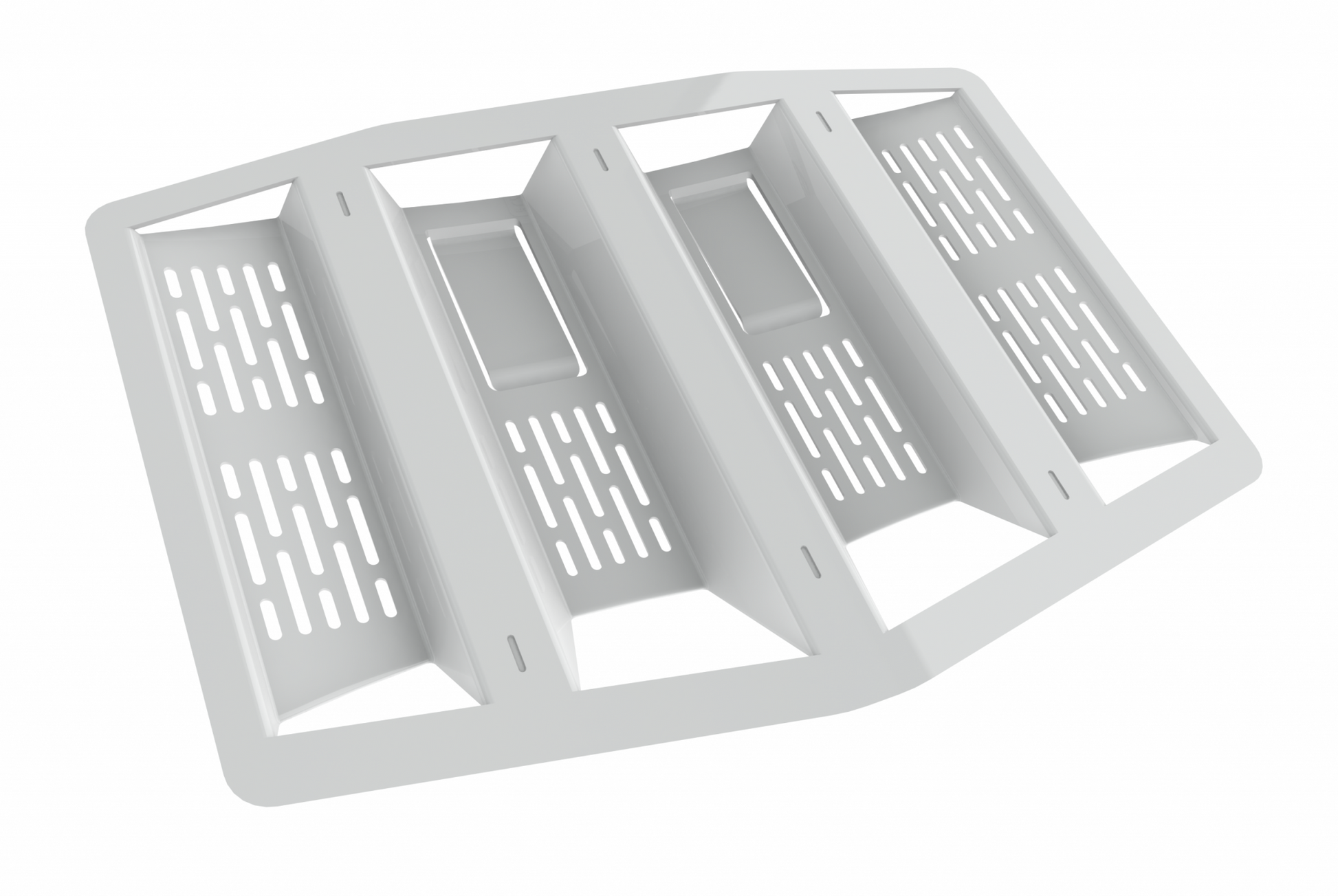 TIMLOC UNDERLAY LAP VENT 280 x 205 x 19mm WHITE 5560