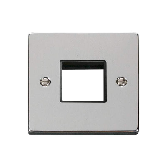 CLICK VPCH402BK 1 GANG PLATE TWIN APT MG