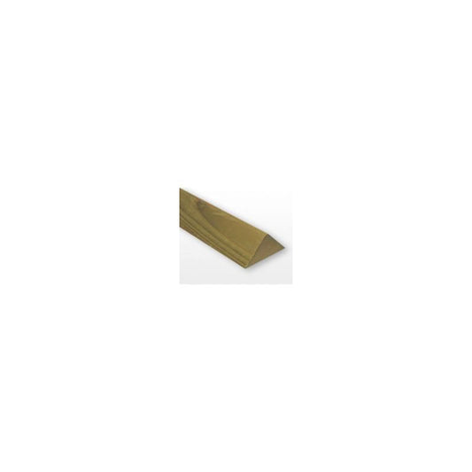 TTG 47 x 50mm x 3.0m SAWN ARRIS RAIL ANGLE FILLET TREATED GREEN