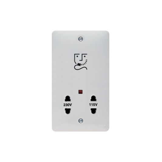 HAGER WMSO100 SHAVER SOCKET 115/230V