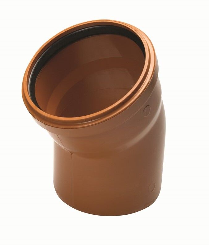 HUNTER DS318 110mm 30deg SINGLE SOCKET BEND