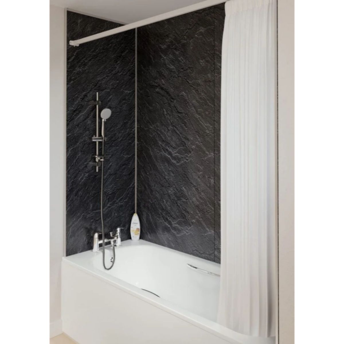 AKW 24039 L-SHAPED CURTAIN RAIL 1800 x 820mm