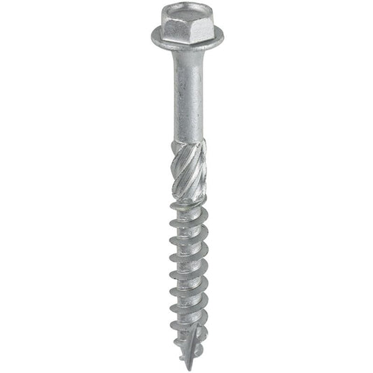 TIMCO INDEX HEX SCREW 8 x 75mm (PACK 10) SILVER 875INI