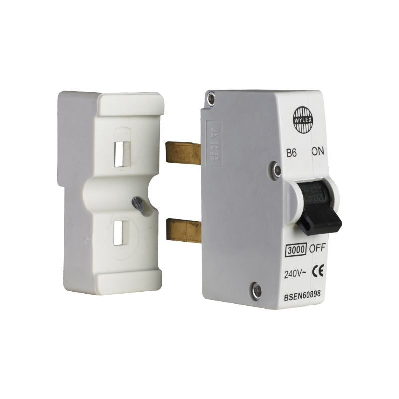 WYLEX B6 1-POLE TYPE B MCB 6a 6ka
