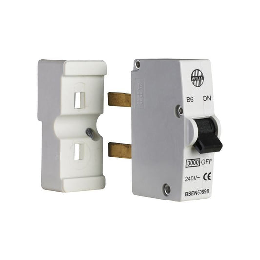 WYLEX B6 1-POLE TYPE B MCB 6a 6ka