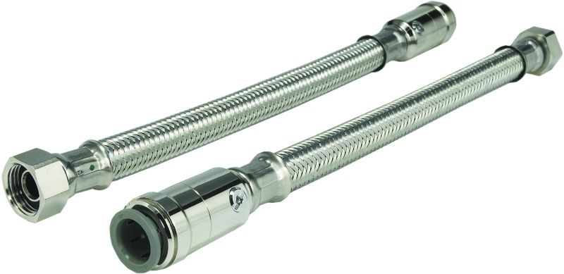 SPEEDFIT FLX24P FLEXI HOSE WITH SERVICE VALVE 15mm x 1/2" 300mm 70011527