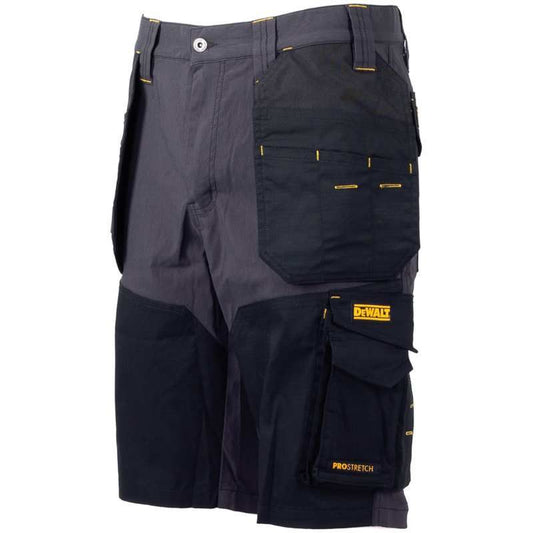 DEWALT HAMDEN GREY BLACK STRETCH HOLSTER POCKET SHORT W32