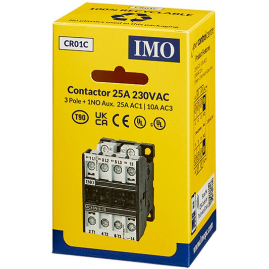 IMO CONTACTOR 25a AC1 230vac CR01C