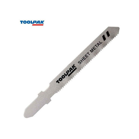 TOOLPAK JB09 PACK OF 5 THIN CUT METAL JIGSAW BLADES T118A 21tpi x 50mm