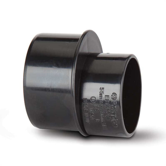 POLYPIPE ABS REDUCER 50 x 40mm WS59 WS59B BLACK