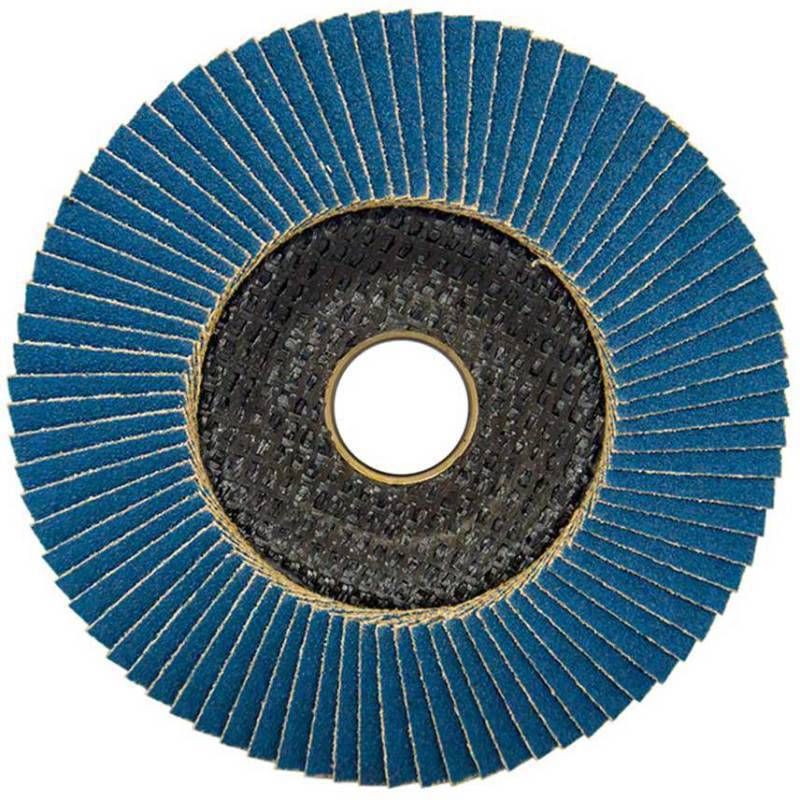 MARCRIST (#120) ZIRCON FLAP WHEEL INOX 115X22.2MM