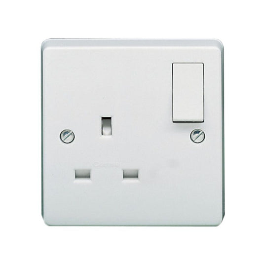 CRABTREE 4304/D 2-POLE 1-GANG SWITCHED SOCKET 13a