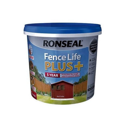 RONSEAL FENCELIFE PLUS 5l RED CEDAR 37624