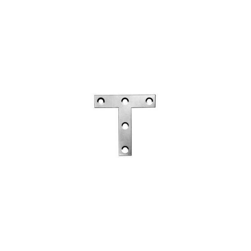 A PERRY NO 318 BRIGHT ZINC PLATED TEE PLATE 100mm 4" 318-0100ZP
