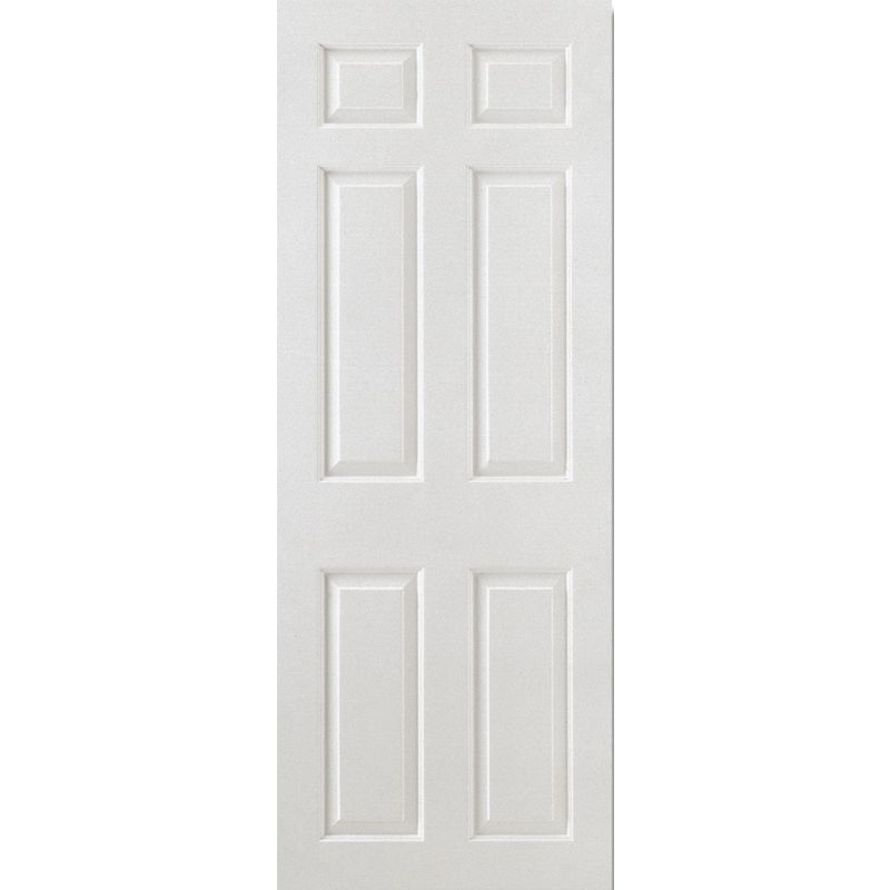 LPD WHITE SMOOTH 6 PANEL INTERNAL DOOR 78 x 33" 1981 x 838 x 35mm SMO6P33