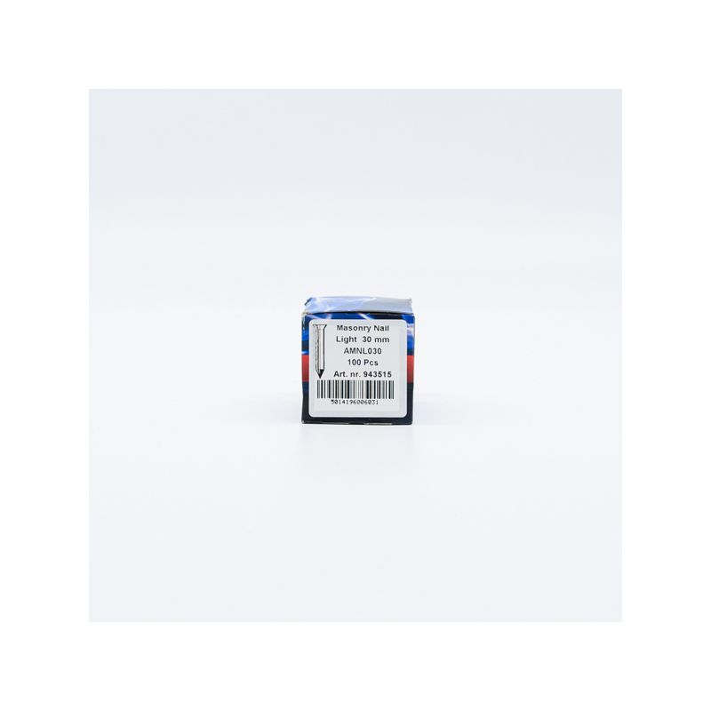 JCP MASONRY NAILS 30mm LIGHT BOX 100 AMNL030