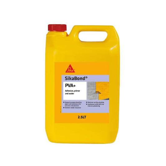 Sika Sikabond Pva+ Adhesive / Sealer / Primer 2.5L SIKAPVA2