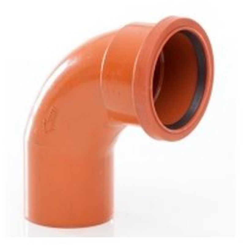 POLYPIPE BEND SINGLE SOCKET 110mm x 15deg UG410