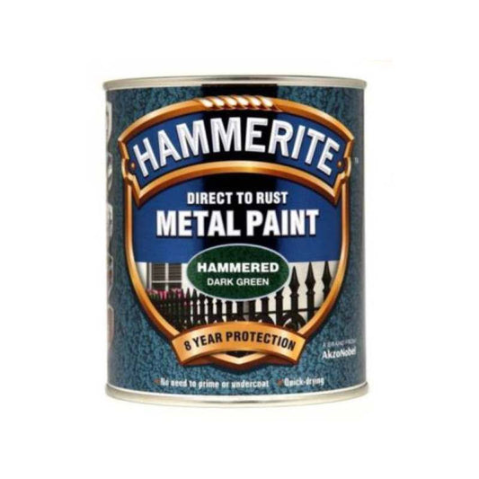 HAMMERITE 2.5l HAMMERED FINISH DIRECT TO RUST DARK GREEN 5084834