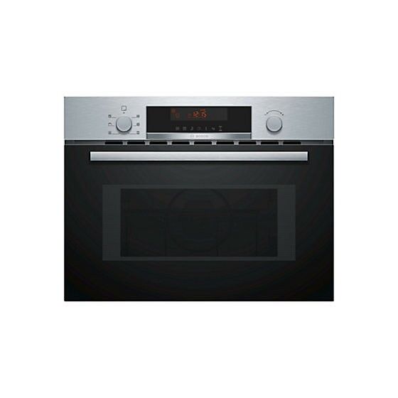 BOSCH CMA583MS0B SERIES 4 COMPACT MICROWAVE COMBINATION OVEN 450mm BRUSHED STEEL