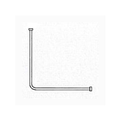 AKW 24039 L-SHAPED CURTAIN RAIL 1800 x 820mm