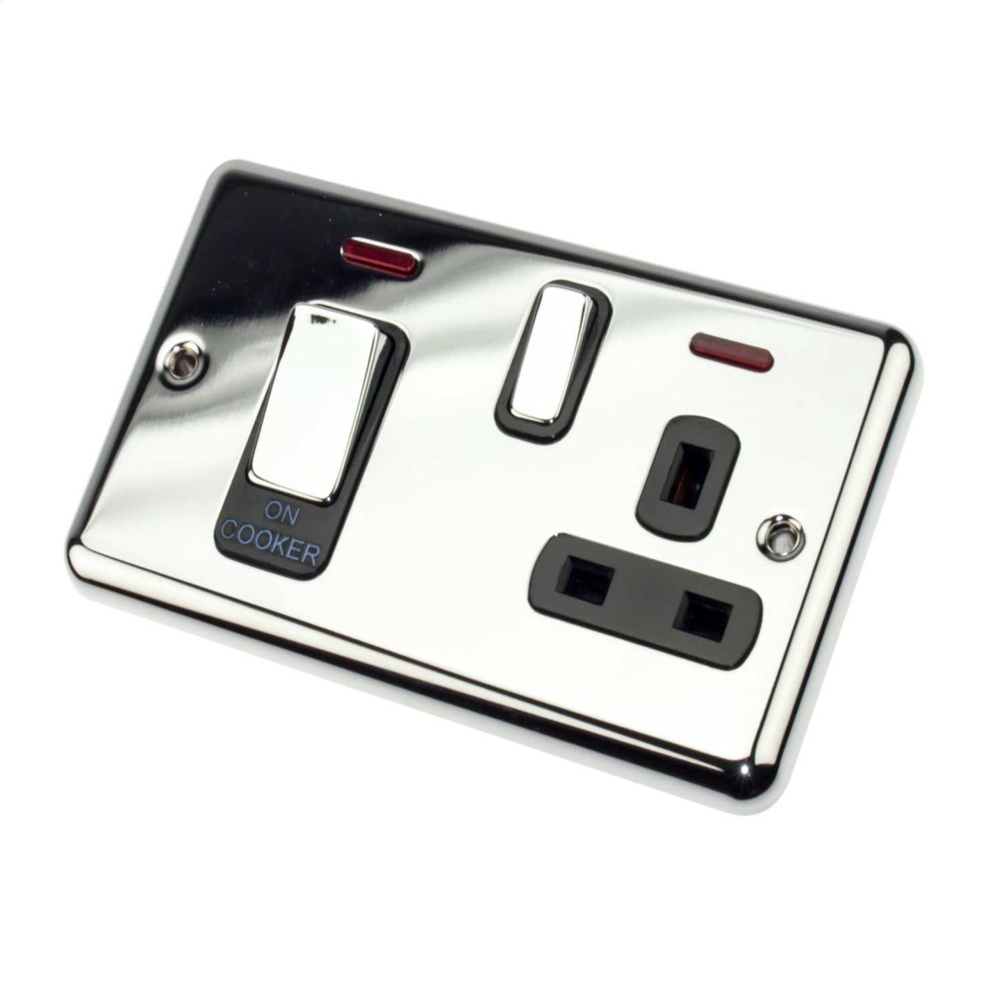 Deta 45A DP Cooker Control Unit with Neon Black Insert Chrome
