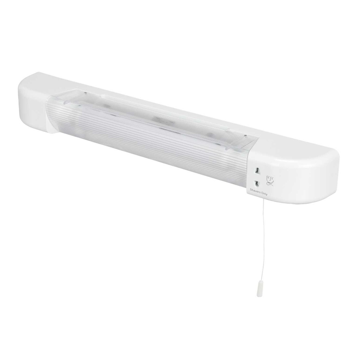 Deta Shaver Light with Socket and Pull Switch