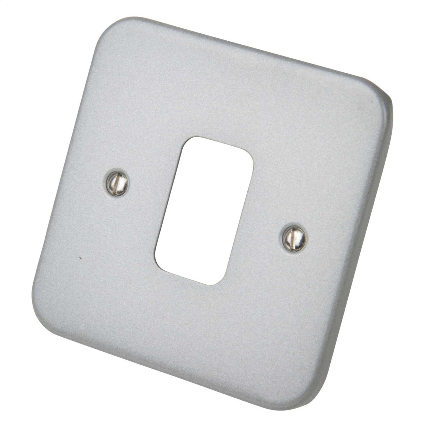 Deta 1 Gang Grid Front Plate Metalclad