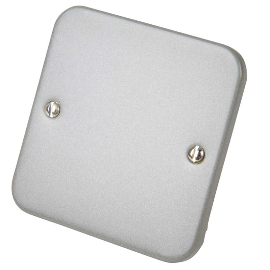 Deta 1 Gang Blank Plate Metal Clad