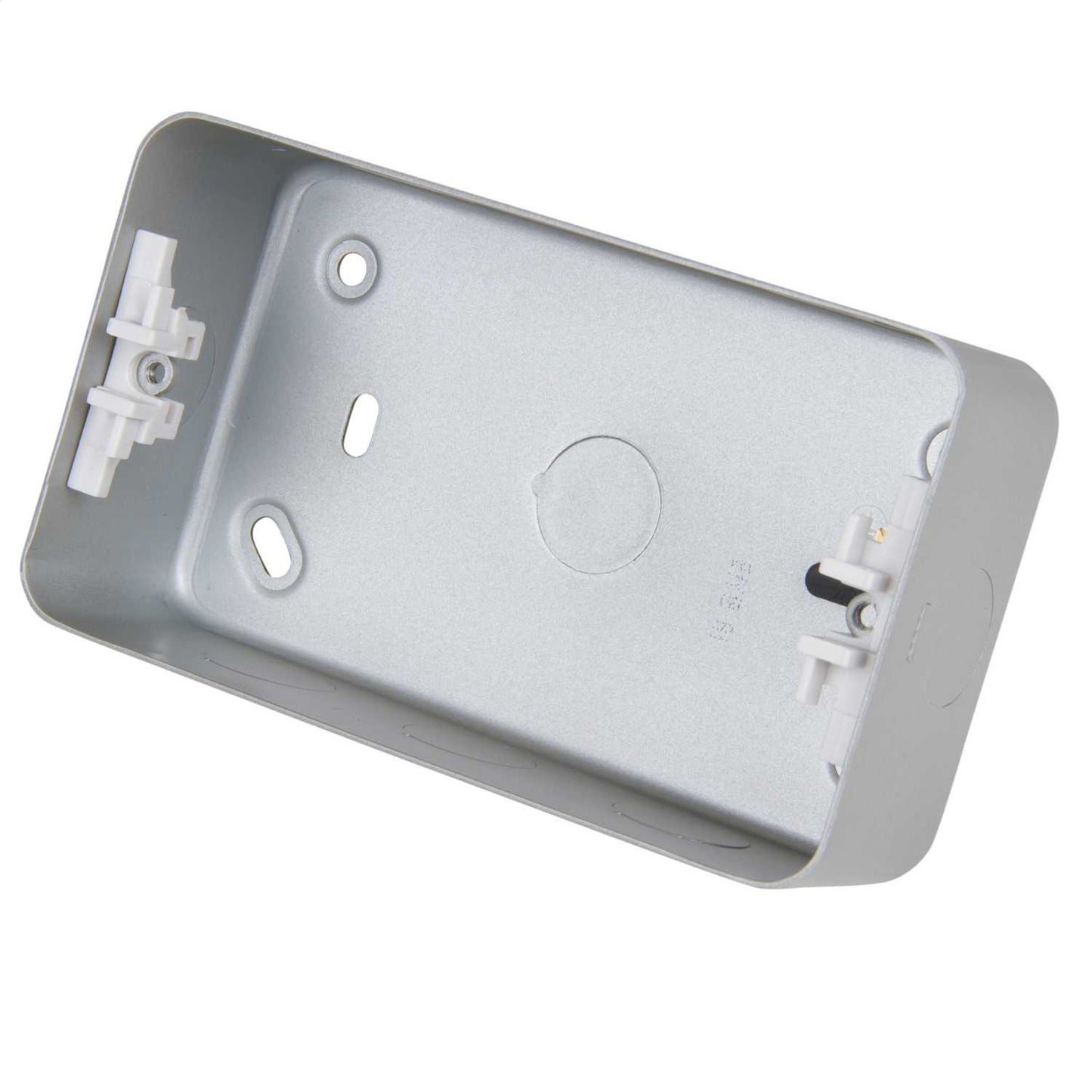 Deta 2 Gang Surface Mounting Box Metal Clad with Knockouts