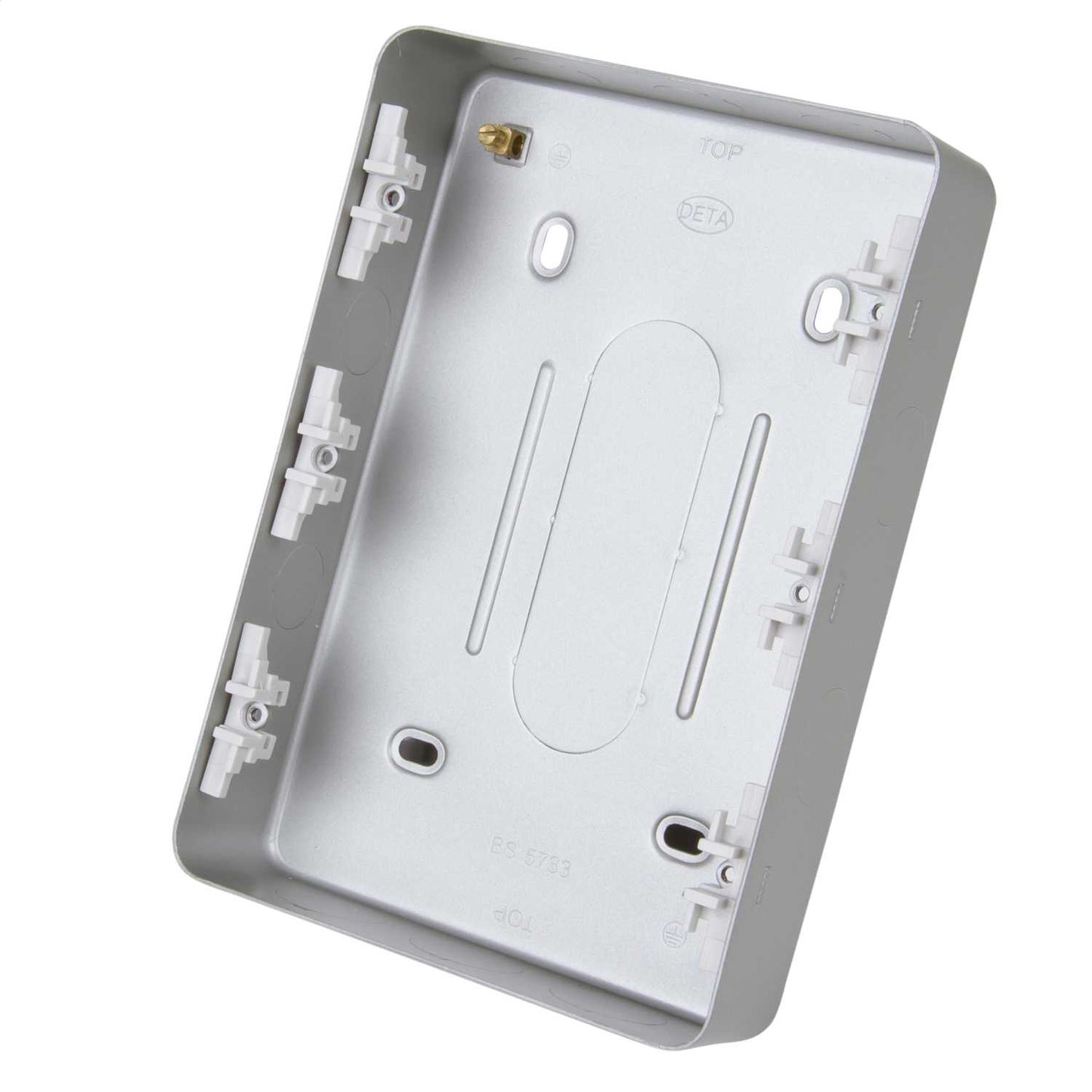Deta 9/12 Gang Surface Mounting Box Metal Clad with Knockouts