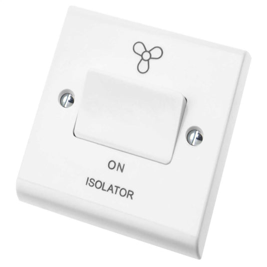 Deta 10A Triple Pole Fan Isolator Switch