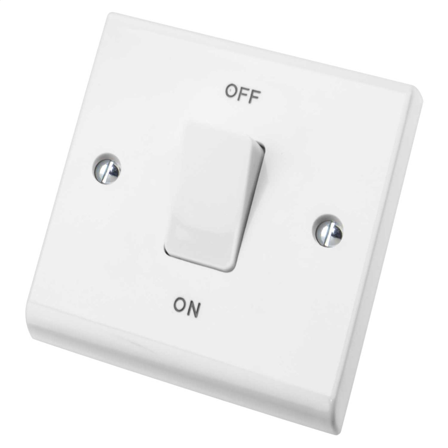 Deta 50A DP 1 Gang Switch White