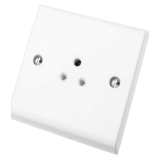 Deta 2A 1 Gang Unswitched Socket White