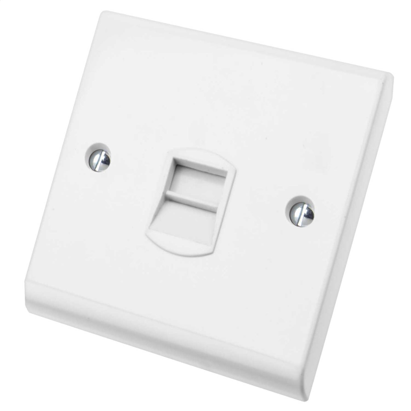 Deta 1 Gang Secondary Telephone Socket White