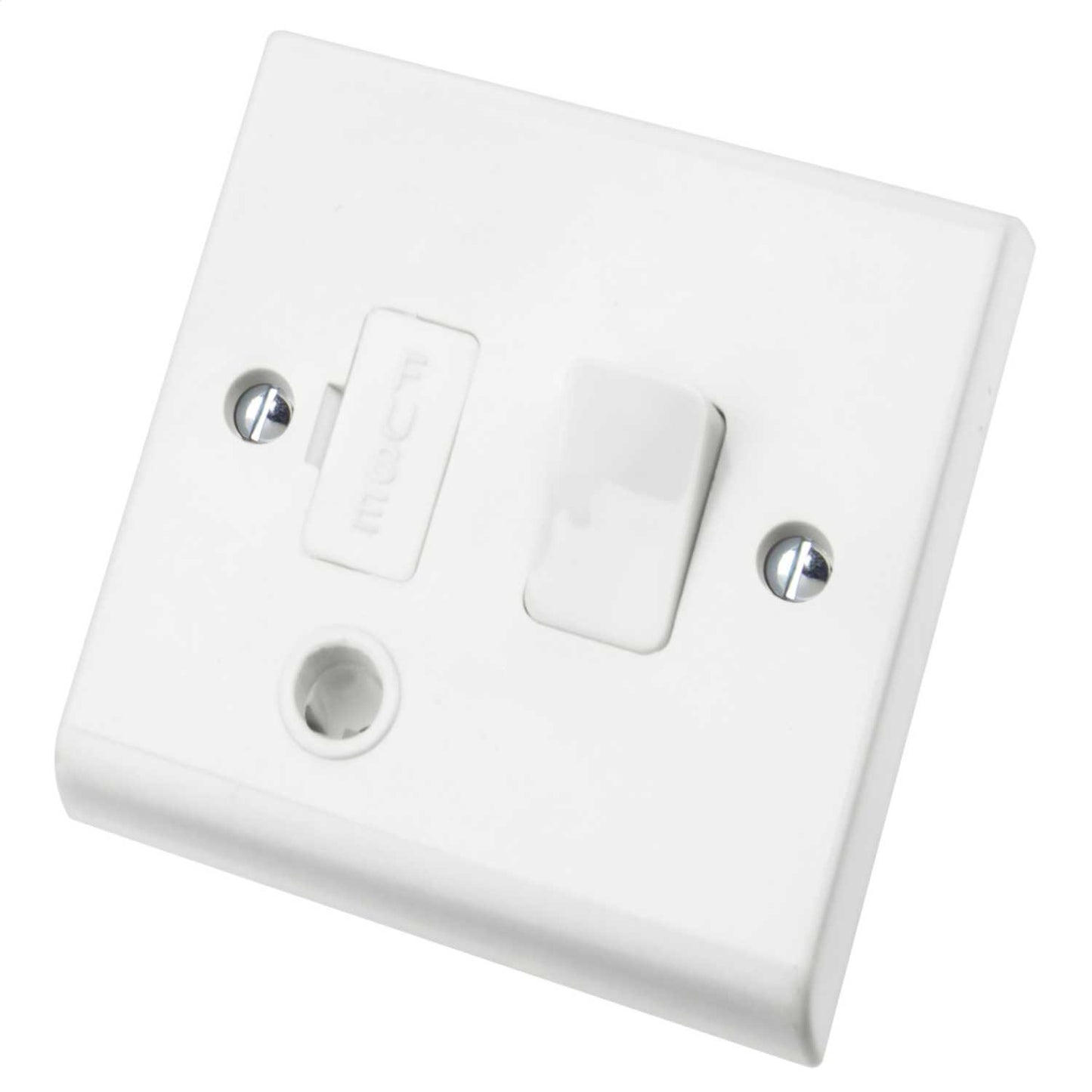 Deta 13A Switched Fused Spur with Flex Outlet White