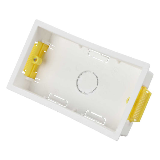 Deta 2 Gang 35mm Deep Dry Lining Box White