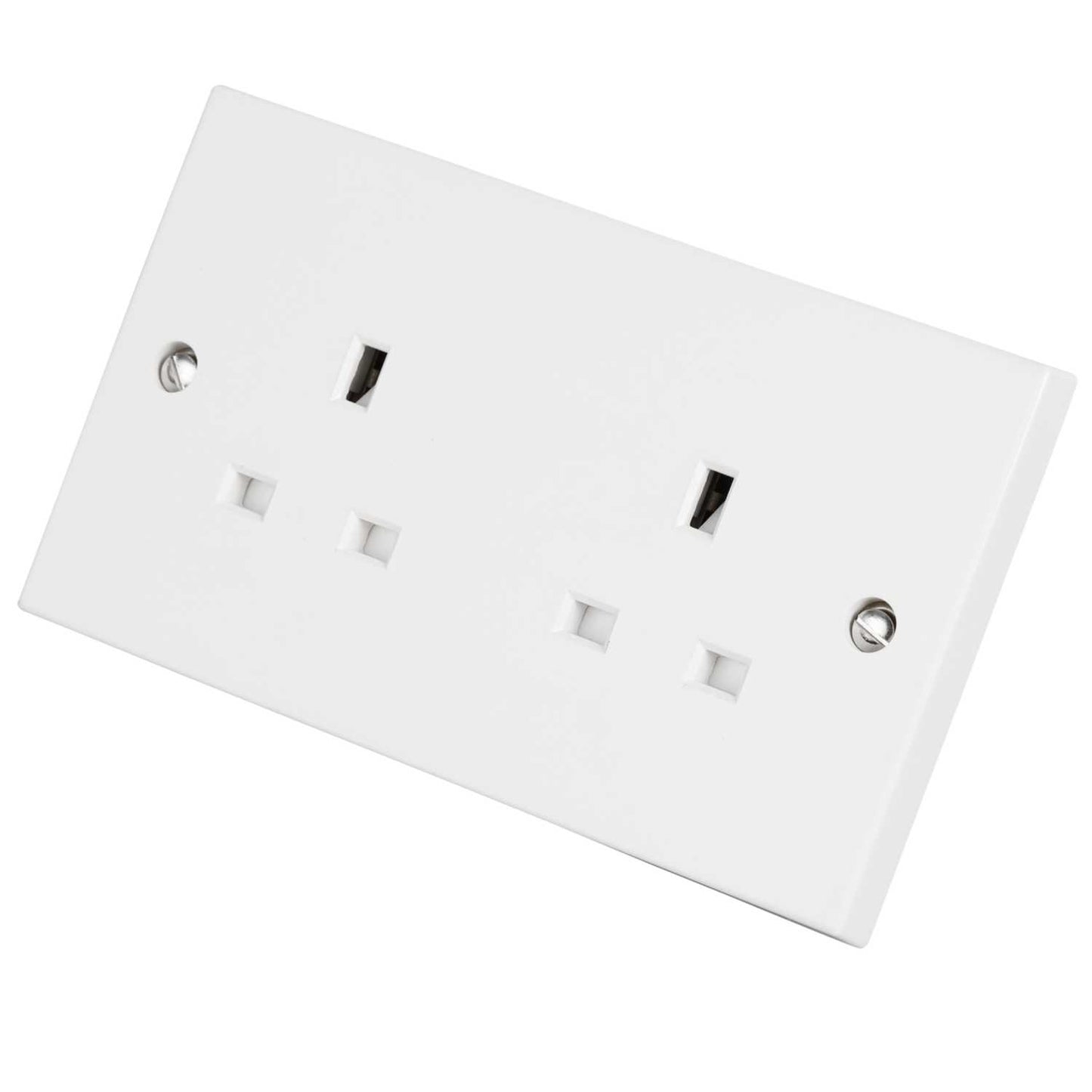 Deta Vimark 13A 2 Gang Unswitched Socket