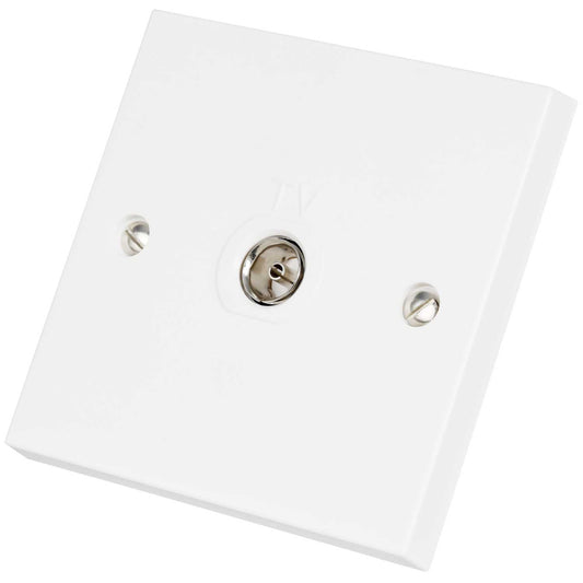 Deta 1 Gang Isolated Coaxial Socket