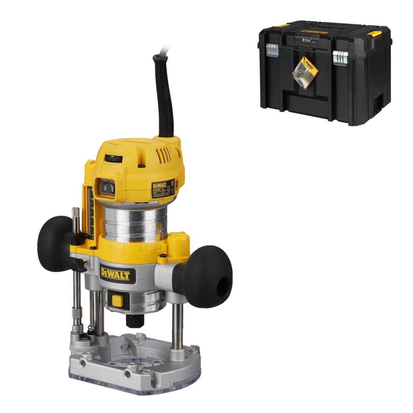 DeWALT D26203-GB 230V (¼") 8mm Plunge Router